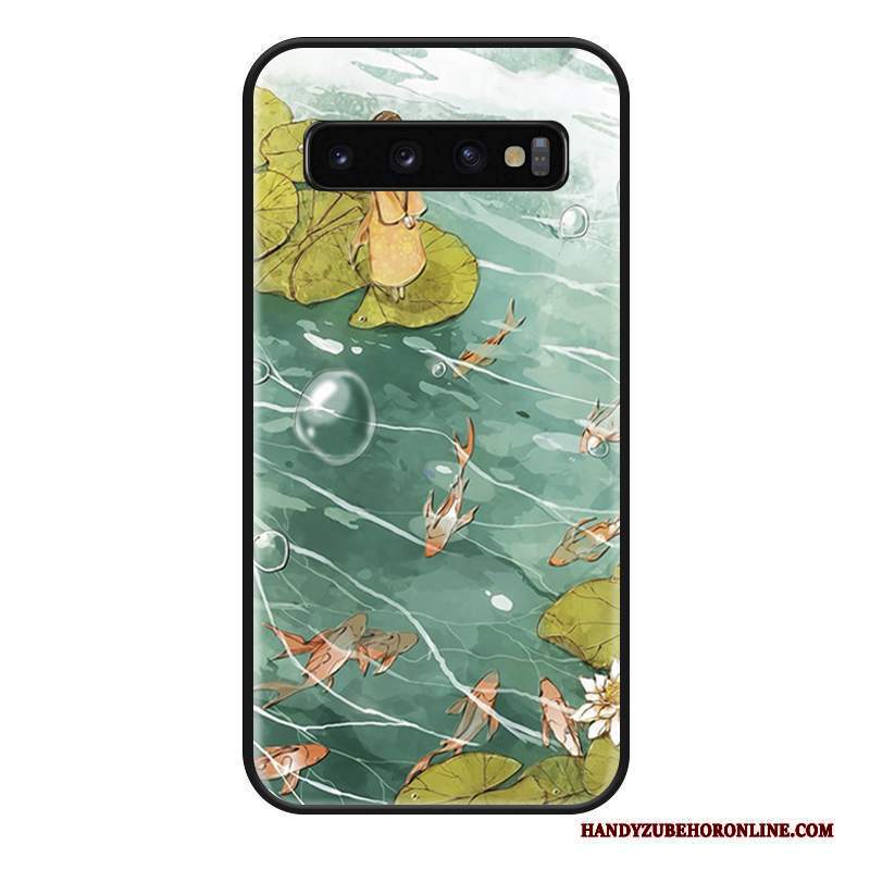 Custodia Samsung Galaxy S10 Creativo Anti-caduta Marchio Di Tendenza, Cover Samsung Galaxy S10 Moda Di Personalità Tutto Incluso