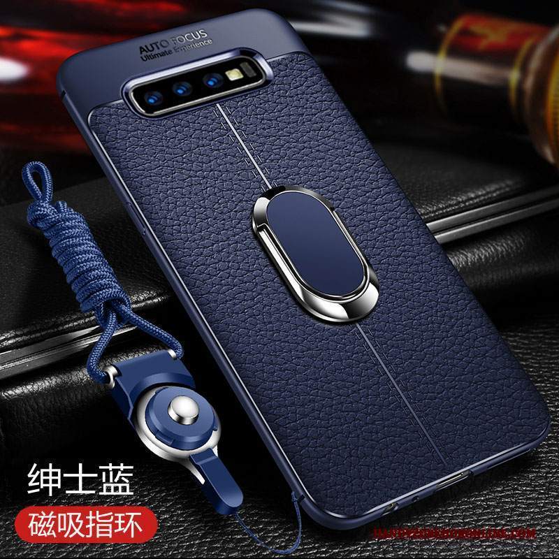 Custodia Samsung Galaxy S10+ Pelle High End Anti-caduta, Cover Samsung Galaxy S10+ Silicone Tutto Incluso Morbido