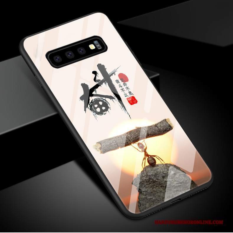 Custodia Samsung Galaxy S10 Protezione Telefono Amanti, Cover Samsung Galaxy S10 Specchio Elegante