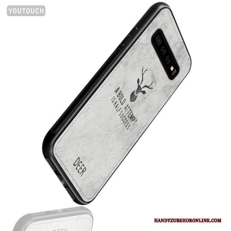 Custodia Samsung Galaxy S10+ Telatelefono, Cover Samsung Galaxy S10+ Grigio Anti-caduta