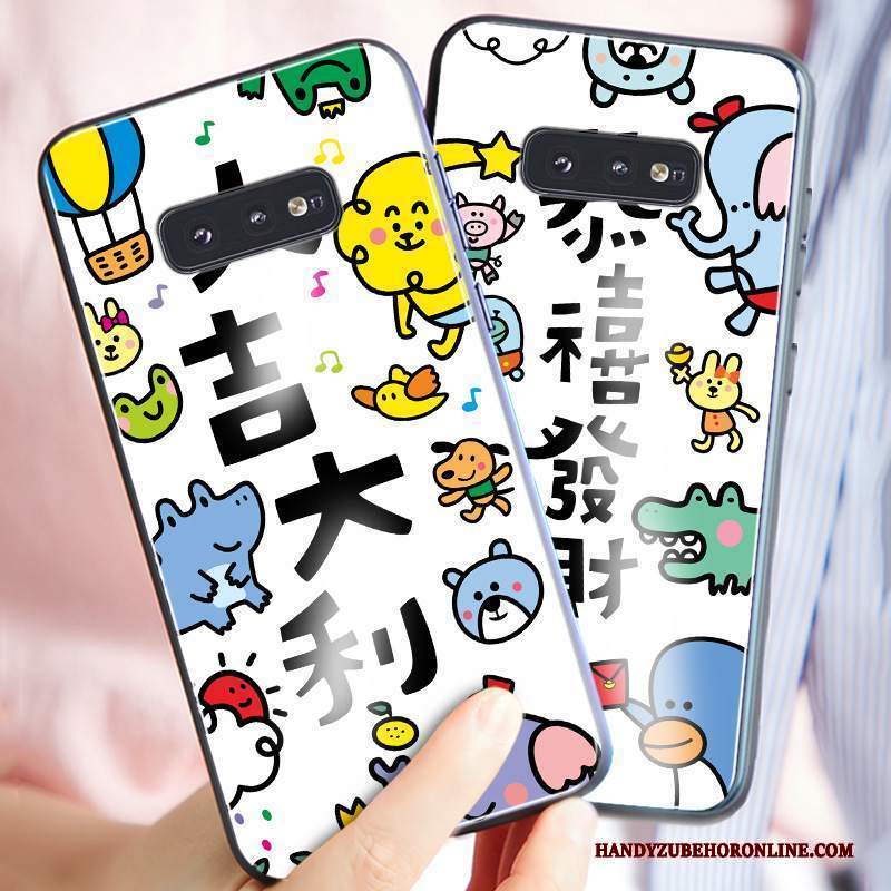 Custodia Samsung Galaxy S10e Cartone Animato Anti-caduta Tutto Incluso, Cover Samsung Galaxy S10e Creativo Bello Amanti