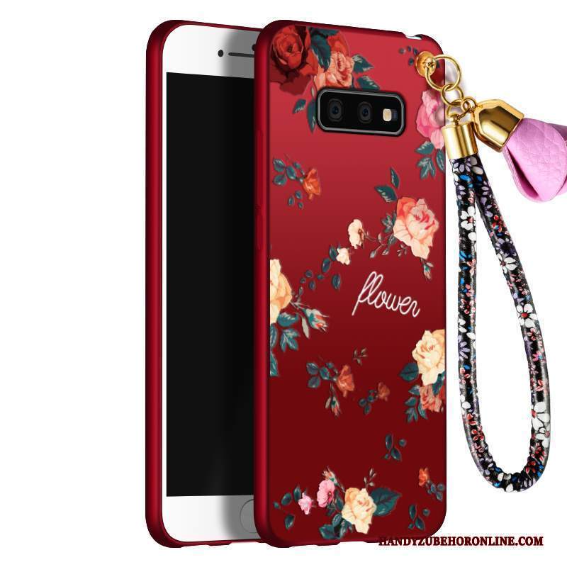 Custodia Samsung Galaxy S10e Morbidotelefono, Cover Samsung Galaxy S10e Rosso