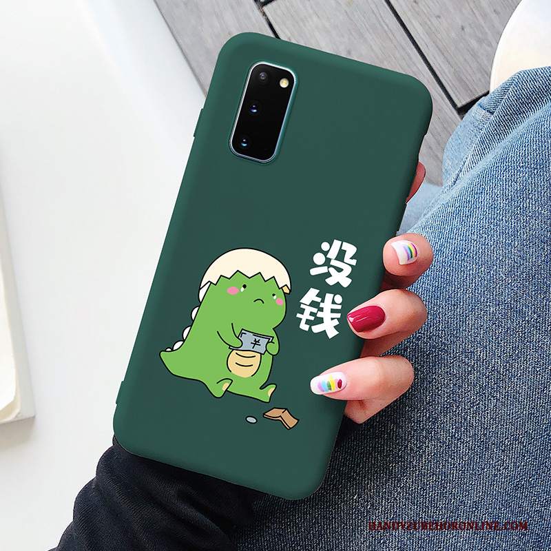 Custodia Samsung Galaxy S20 Creativo Piccola Bello, Cover Samsung Galaxy S20 Cartone Animato Anti-caduta Drago