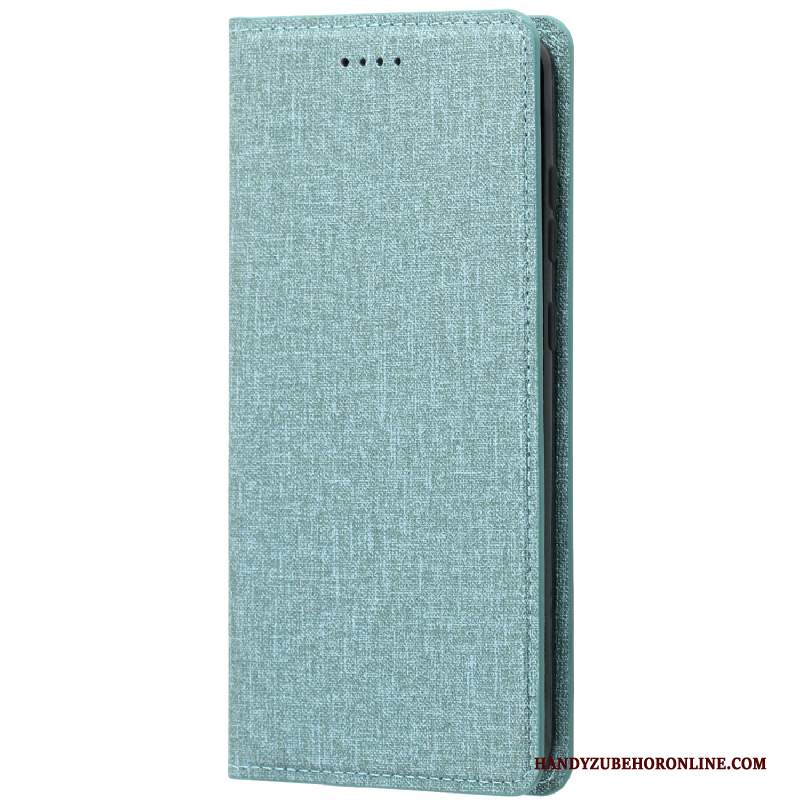 Custodia Samsung Galaxy S20 Folio Modello Panno, Cover Samsung Galaxy S20 Pelle Telefono Blu