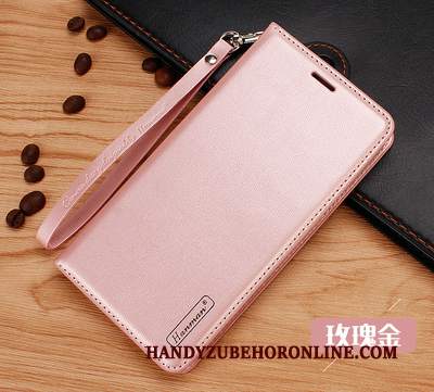 Custodia Samsung Galaxy S20 Folio Telefono Oro Rosa, Cover Samsung Galaxy S20 Pelle Anti-caduta Ornamenti Appesi