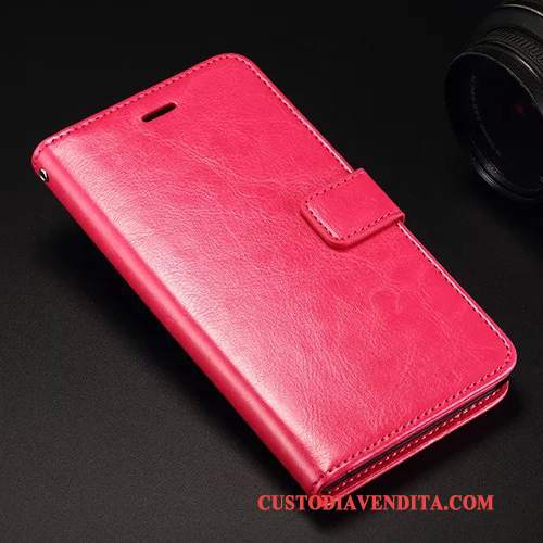 Custodia Samsung Galaxy S3 Pelle Anti-caduta Rosso, Cover Samsung Galaxy S3 Folio Telefono
