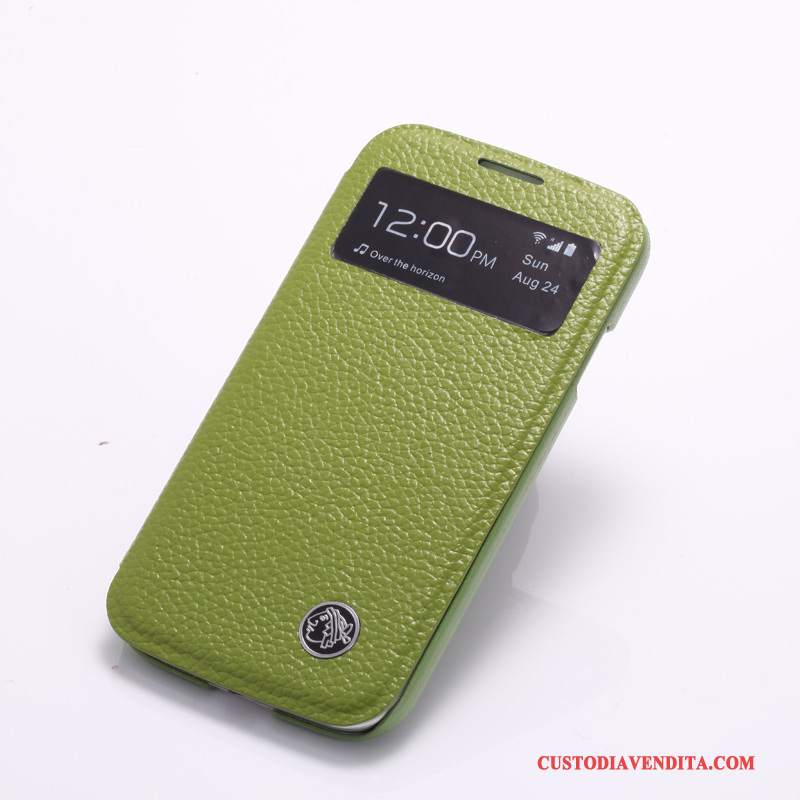 Custodia Samsung Galaxy S4 Pelle Verdetelefono, Cover Samsung Galaxy S4 Protezione