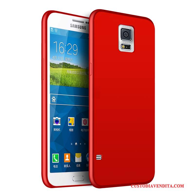 Custodia Samsung Galaxy S5 Protezione Morbido Rosso, Cover Samsung Galaxy S5 Nuovo Macchiati