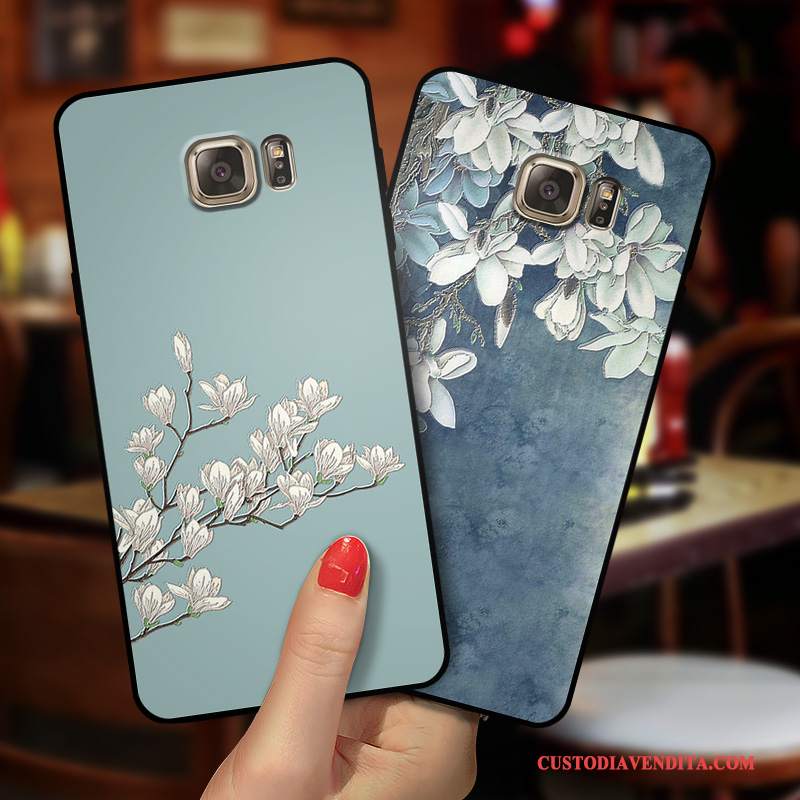 Custodia Samsung Galaxy S6 Edge Goffratura Di Personalità Tendenza, Cover Samsung Galaxy S6 Edge Silicone Tutto Inclusotelefono