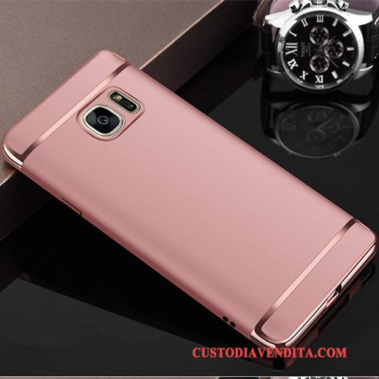 Custodia Samsung Galaxy S6 Protezione Tutto Incluso Anti-caduta, Cover Samsung Galaxy S6 Rosa Ornamenti Appesi