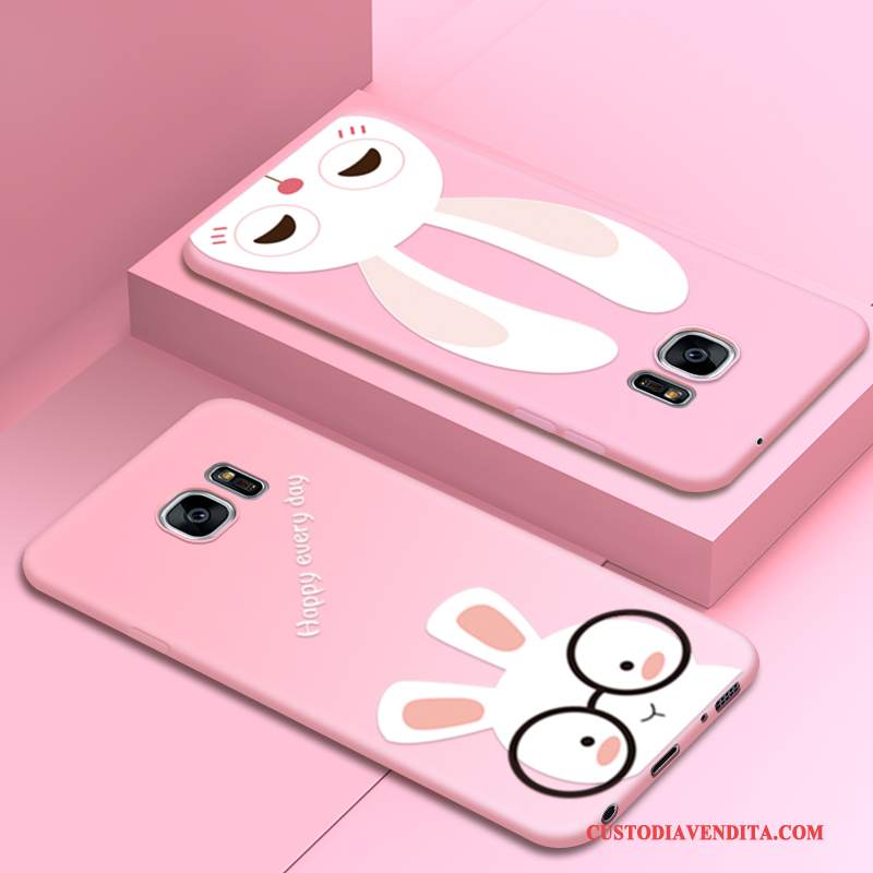 Custodia Samsung Galaxy S7 Edge Creativo Di Personalità Rosa, Cover Samsung Galaxy S7 Edge Protezione Morbidotelefono