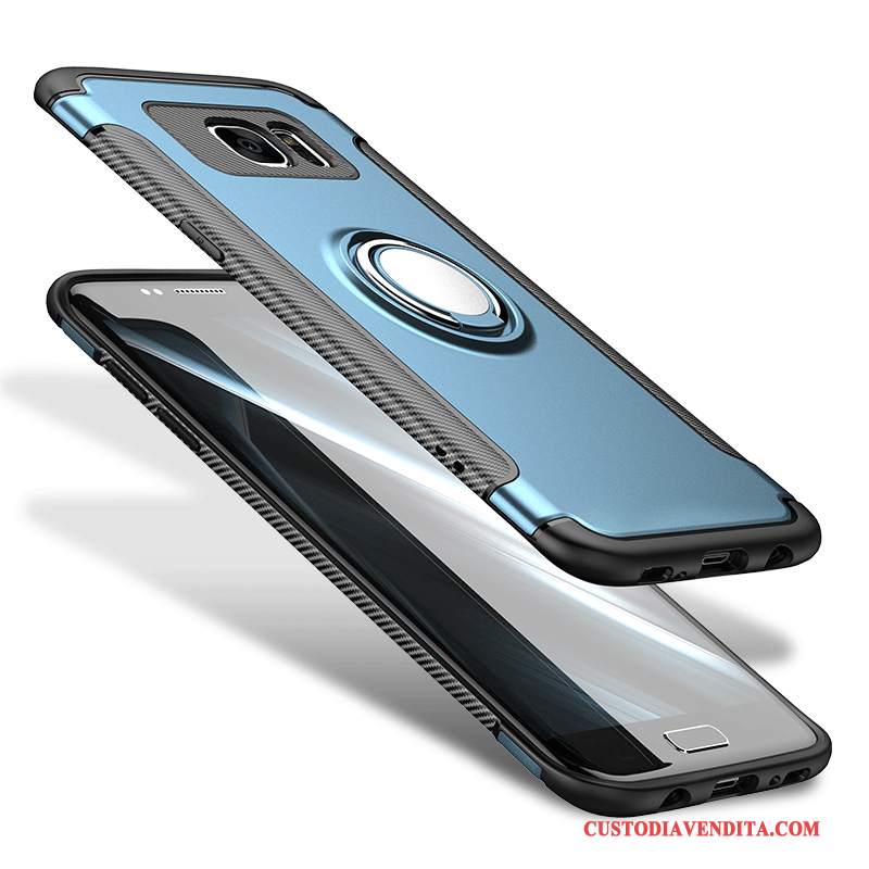 Custodia Samsung Galaxy S7 Edge Creativo Telefono Blu, Cover Samsung Galaxy S7 Edge Protezione Di Personalità Tendenza