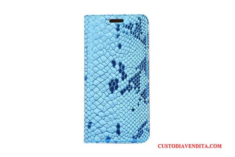 Custodia Samsung Galaxy S7 Edge Pelle Morbidotelefono, Cover Samsung Galaxy S7 Edge Protezione Blu