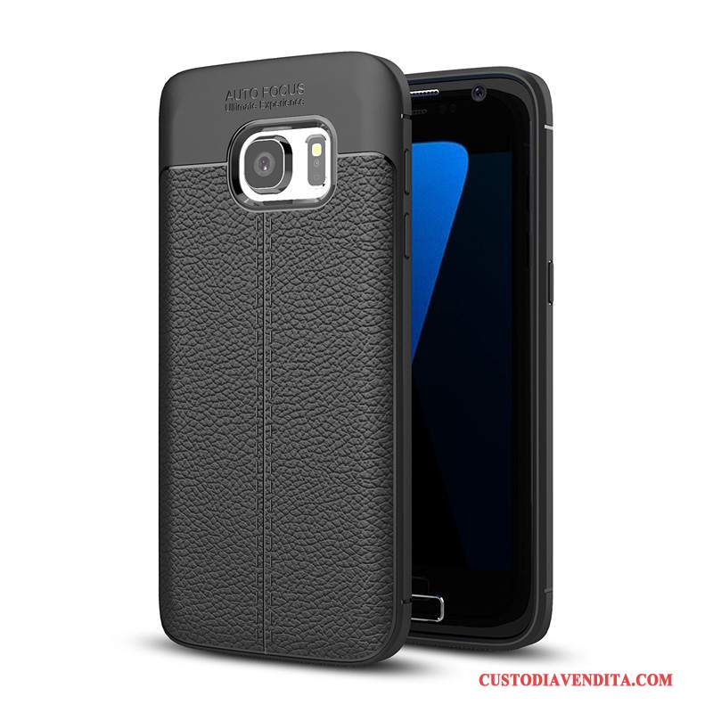 Custodia Samsung Galaxy S7 Edge Protezione Nerotelefono, Cover Samsung Galaxy S7 Edge Creativo Anti-caduta Tendenza