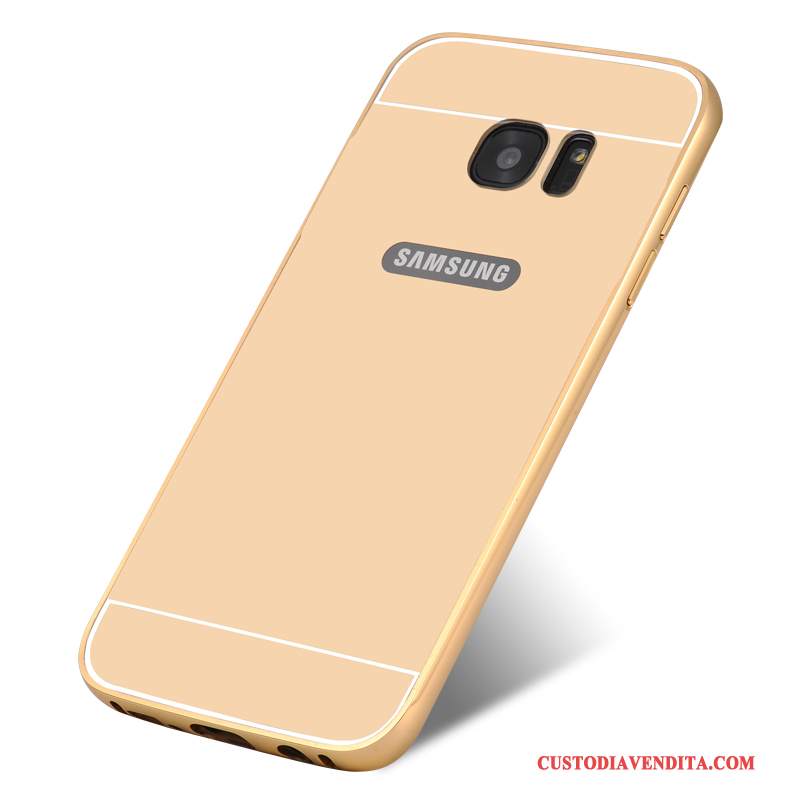 Custodia Samsung Galaxy S7 Edge Protezione Telefono Oro, Cover Samsung Galaxy S7 Edge Anti-caduta Telaio