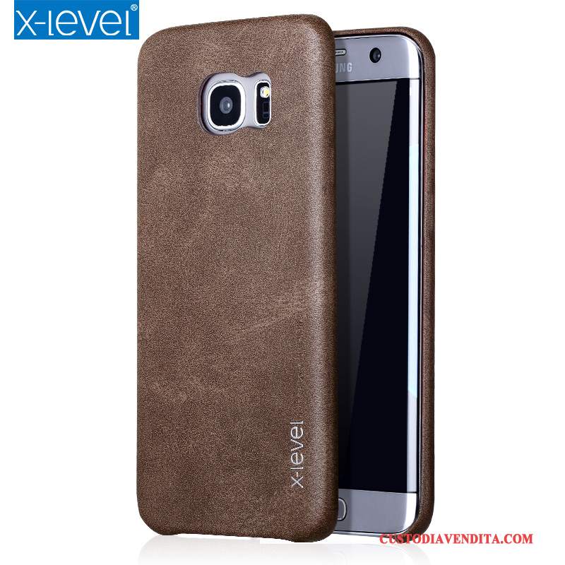 Custodia Samsung Galaxy S7 Pelle Sottile Chiaro, Cover Samsung Galaxy S7 Protezione Anti-cadutatelefono