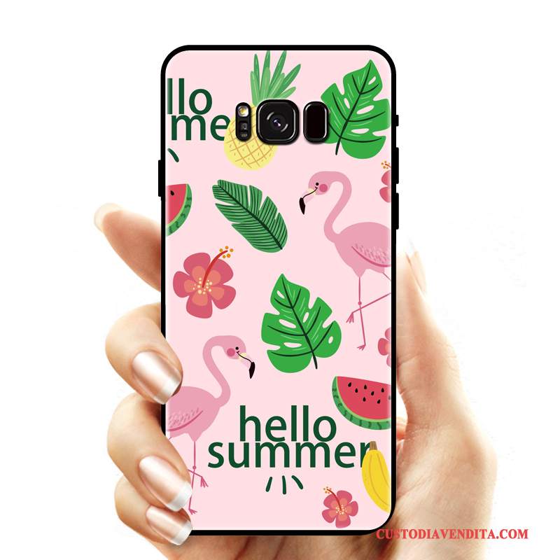 Custodia Samsung Galaxy S8 Cartone Animato Tendenzatelefono, Cover Samsung Galaxy S8 Protezione Rosa Sottile