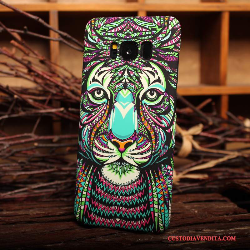 Custodia Samsung Galaxy S8 Cartone Animato Verde Di Personalità, Cover Samsung Galaxy S8 Protezione Animale Marchio Di Tendenza