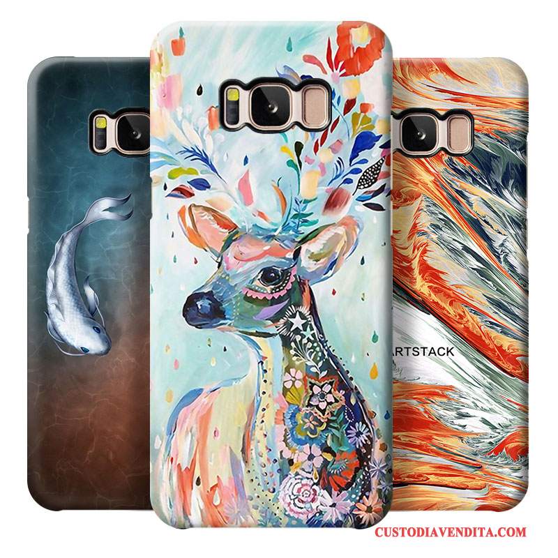 Custodia Samsung Galaxy S8 Colore Anti-caduta Macchiati, Cover Samsung Galaxy S8 Creativo Difficile Di Personalità