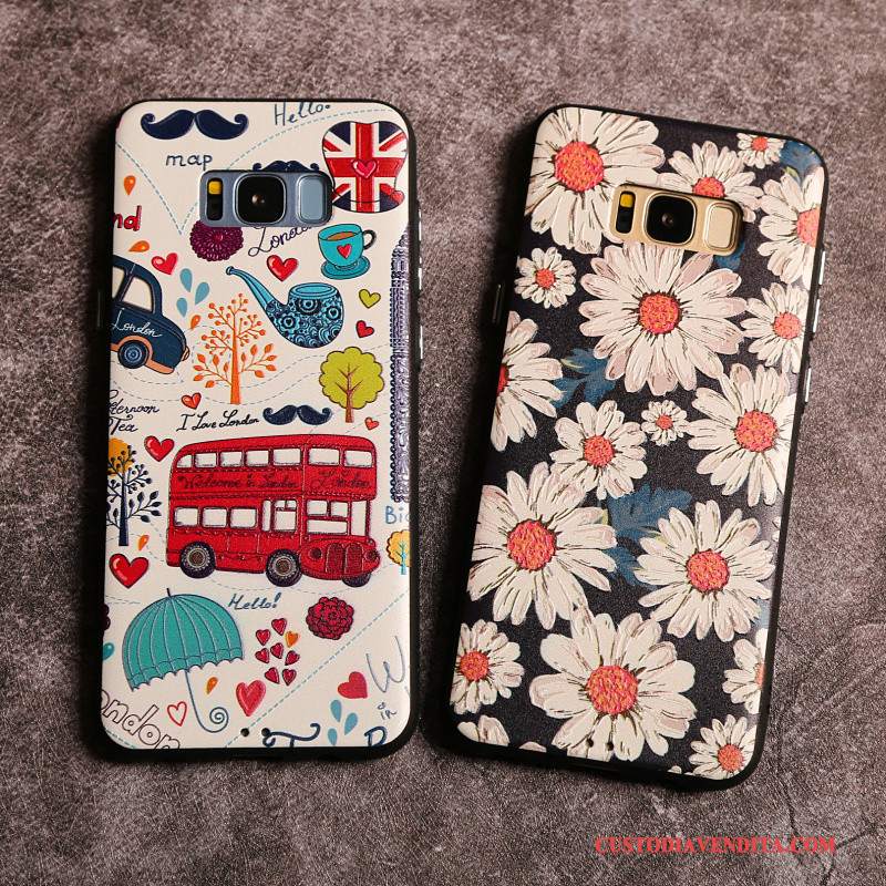 Custodia Samsung Galaxy S8 Colore Tendenza Anti-caduta, Cover Samsung Galaxy S8 Silicone Morbido Macchiati