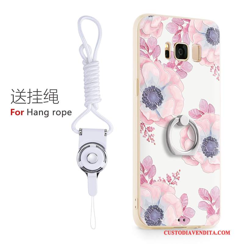 Custodia Samsung Galaxy S8+ Creativo Di Personalità Bello, Cover Samsung Galaxy S8+ Cartone Animato Coperchio Posteriore Rosa