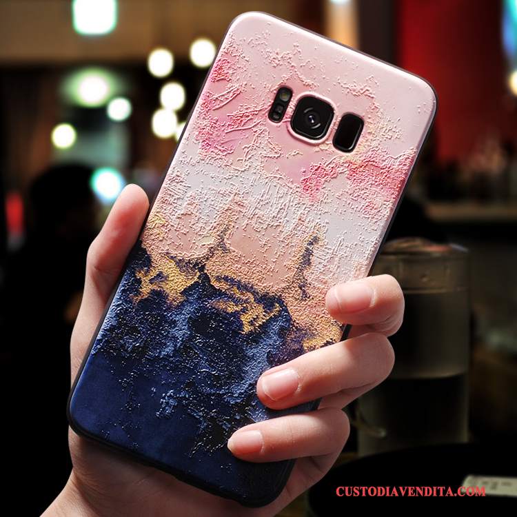 Custodia Samsung Galaxy S8 Creativo Di Personalità Morbido, Cover Samsung Galaxy S8 Silicone Telefono Macchiati