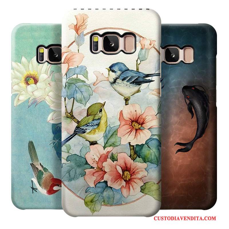 Custodia Samsung Galaxy S8+ Creativo Stile Cinese Macchiati, Cover Samsung Galaxy S8+ Colore Anti-cadutatelefono