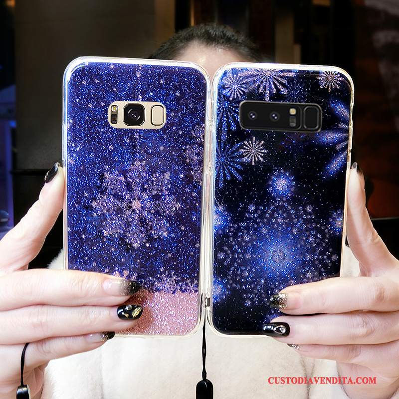 Custodia Samsung Galaxy S8 Creativo Telefono Difficile, Cover Samsung Galaxy S8 Morbido Blu