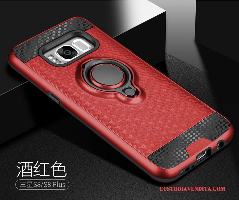 Custodia Samsung Galaxy S8+ Creativo Tutto Inclusotelefono, Cover Samsung Galaxy S8+ Morbido Rosso