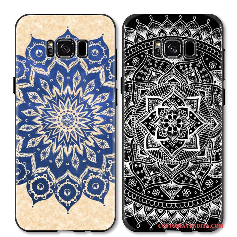 Custodia Samsung Galaxy S8 Goffratura Totem Semplici, Cover Samsung Galaxy S8 Creativo Telefono Di Personalità