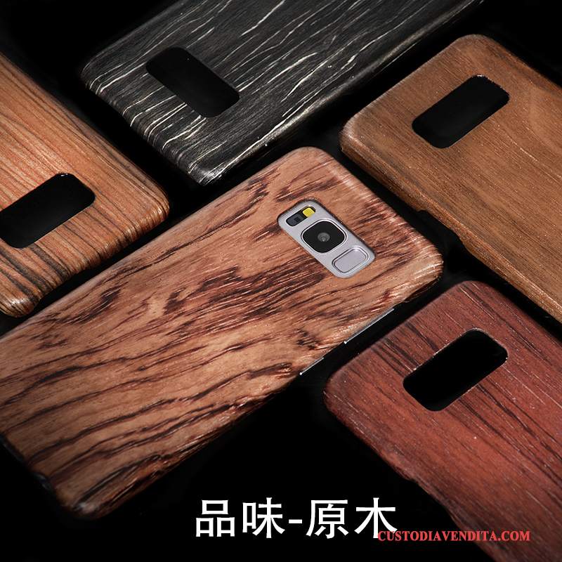 Custodia Samsung Galaxy S8 Legno Massello Regalo Sottile, Cover Samsung Galaxy S8 Protezione Legnotelefono