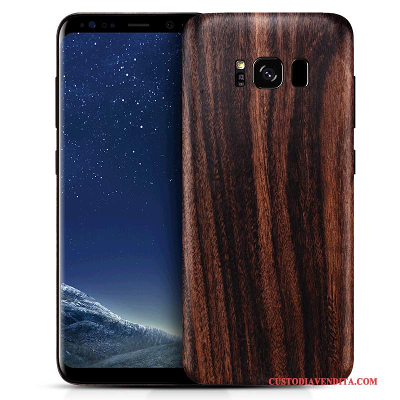 Custodia Samsung Galaxy S8 Legno Massello Sottile Borse, Cover Samsung Galaxy S8 Protezione Telefono