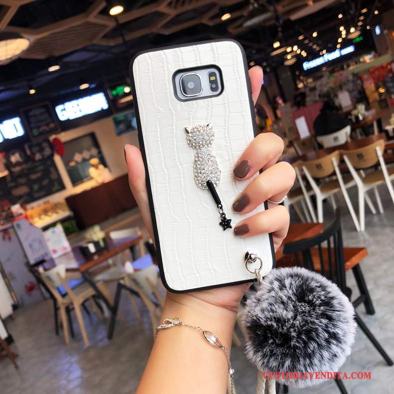 Custodia Samsung Galaxy S8 Moda Telefono Bianco, Cover Samsung Galaxy S8 Creativo Tendenza Tutto Incluso