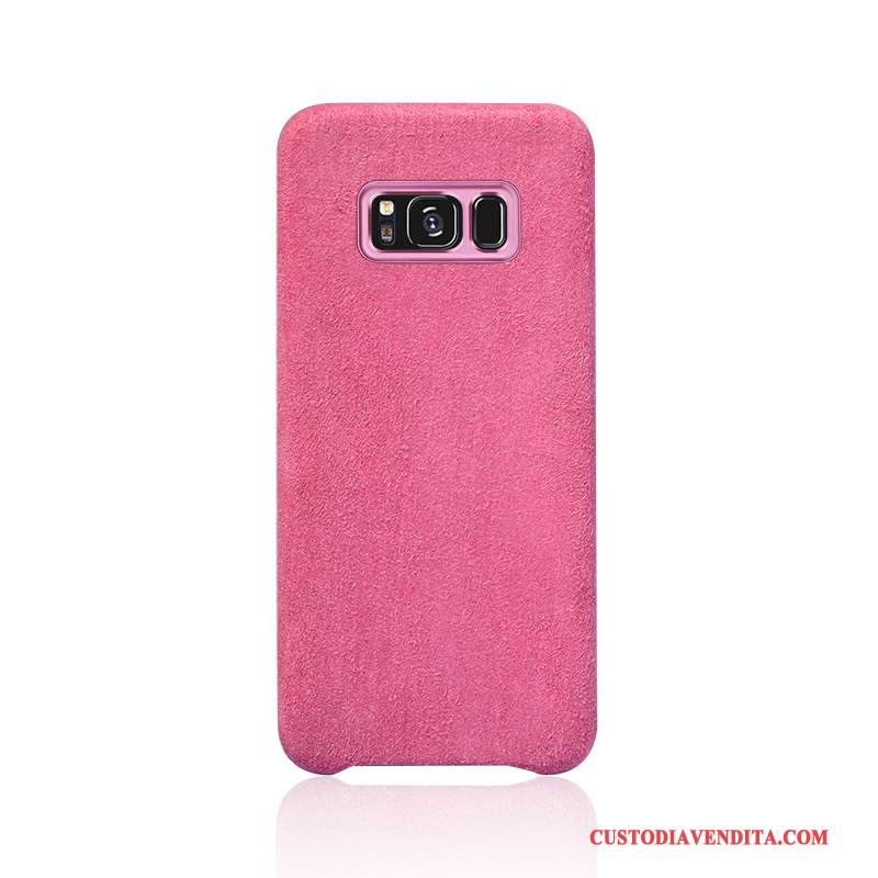 Custodia Samsung Galaxy S8+ Pelle Europa Rosso, Cover Samsung Galaxy S8+ Protezione Telefono Velluto