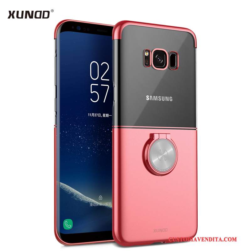 Custodia Samsung Galaxy S8 Protezione Fibbia Rosa, Cover Samsung Galaxy S8 Anti-cadutatelefono