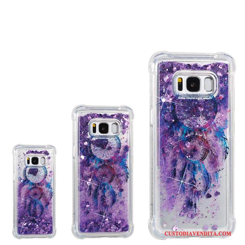 Custodia Samsung Galaxy S8 Protezione Porpora Ispessiri, Cover Samsung Galaxy S8 Telefono Anti-caduta