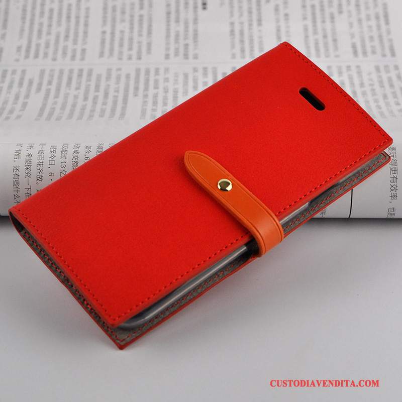 Custodia Samsung Galaxy S8 Silicone Tutto Incluso Morbido, Cover Samsung Galaxy S8 Folio Nuovo Rosso