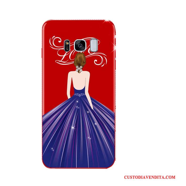 Custodia Samsung Galaxy S8+ Tendenzatelefono, Cover Samsung Galaxy S8+ Difficile Rosso