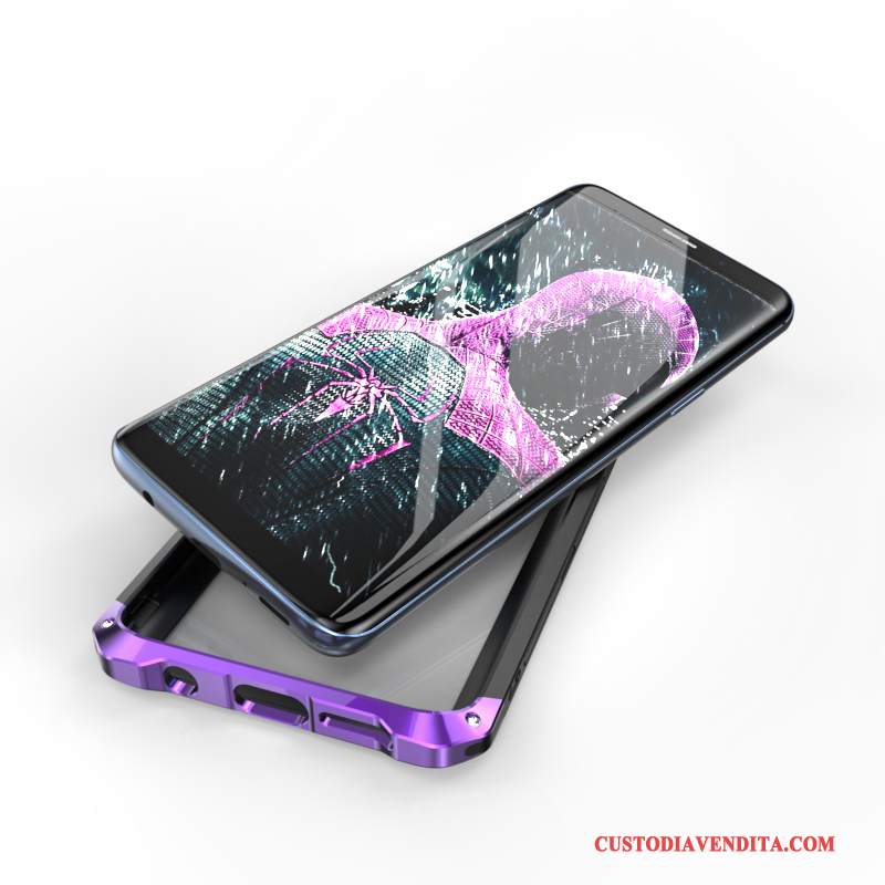 Custodia Samsung Galaxy S9+ Creativo Marchio Di Tendenza Tutto Incluso, Cover Samsung Galaxy S9+ Anti-caduta Porpora