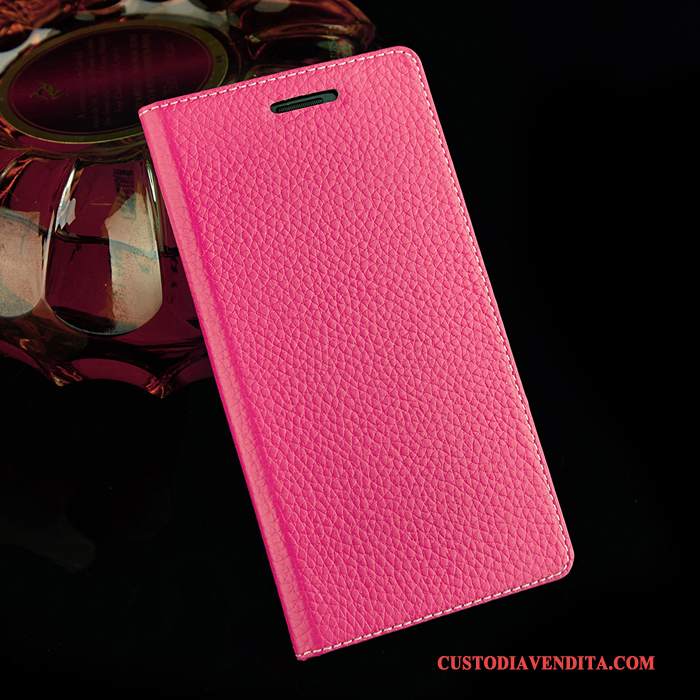 Custodia Samsung Galaxy S9 Folio Telefono Morbido, Cover Samsung Galaxy S9 Pelle Anti-caduta Rosso