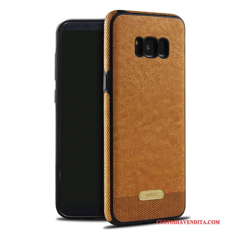 Custodia Samsung Galaxy S9+ Moda Affari Morbido, Cover Samsung Galaxy S9+ Pelle Semplici Tutto Incluso