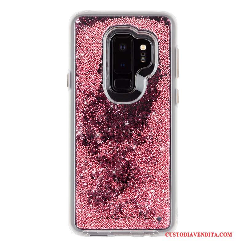 Custodia Samsung Galaxy S9 Moda Sabbie Mobilitelefono, Cover Samsung Galaxy S9 Protezione Anti-caduta Rosso