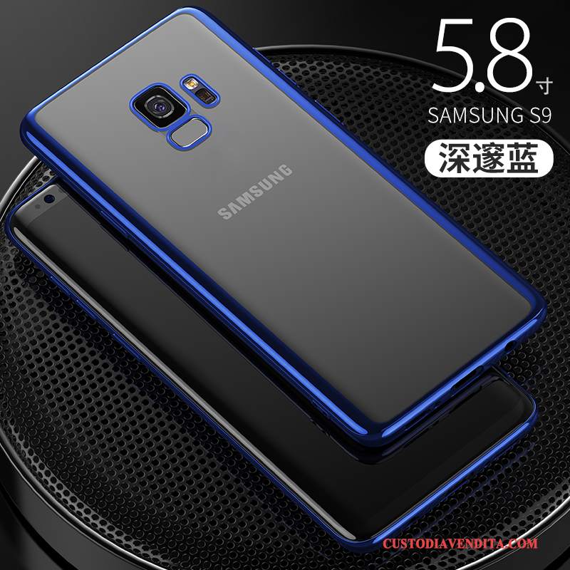 Custodia Samsung Galaxy S9 Protezione Lussotelefono, Cover Samsung Galaxy S9 Creativo Blu Scuro Tendenza