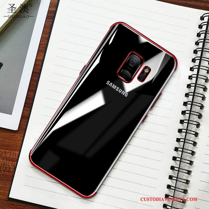 Custodia Samsung Galaxy S9 Silicone Telefono Rosso, Cover Samsung Galaxy S9 Protezione Morbido Di Personalità