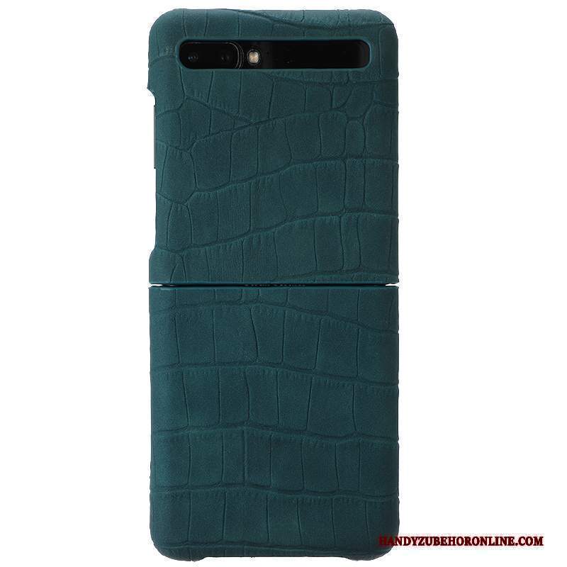 Custodia Samsung Z Flip Pelle High End Tutto Incluso, Cover Samsung Z Flip Protezione Anti-caduta Puro