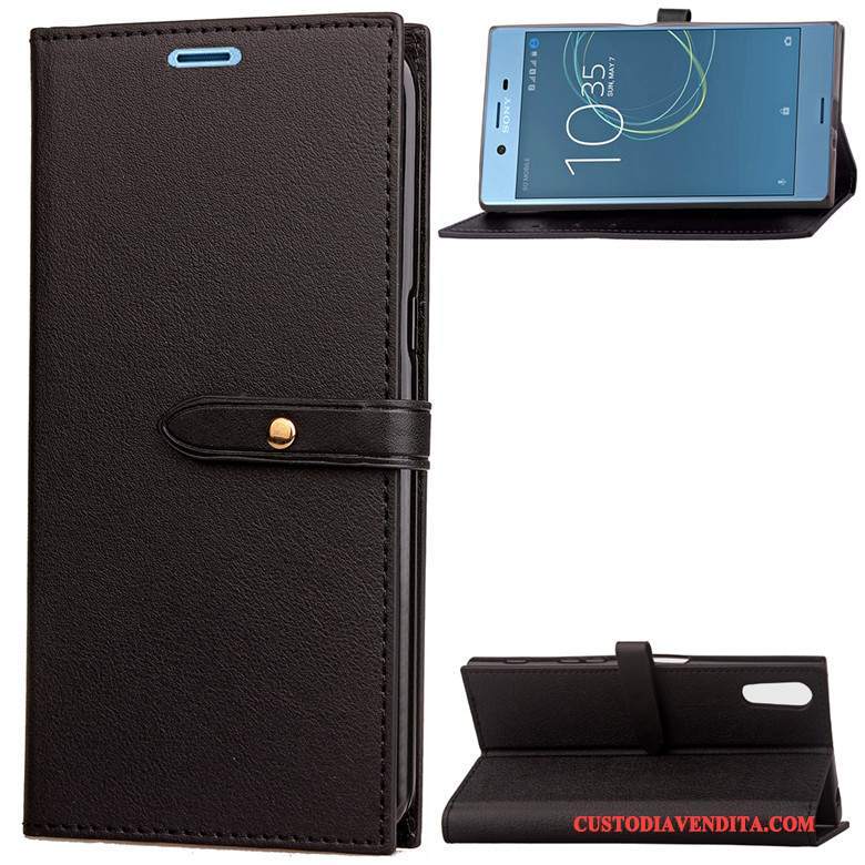 Custodia Sony Xperia Xz Folio Nerotelefono, Cover Sony Xperia Xz Protezione Morbido Affari