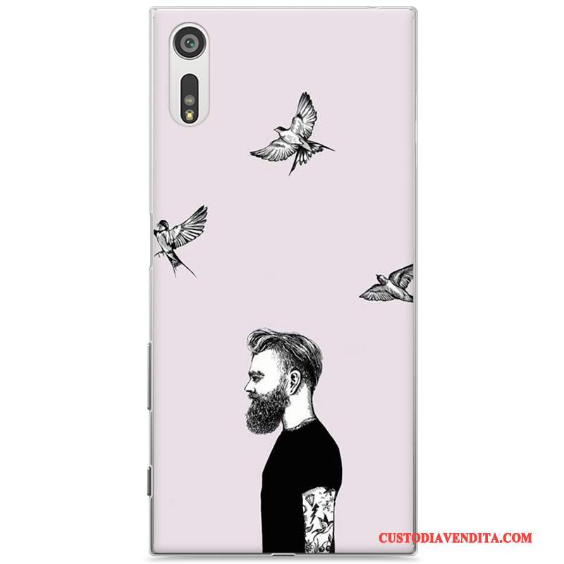 Custodia Sony Xperia Xz Protezione Amanti Rosa, Cover Sony Xperia Xz Telefono Difficile