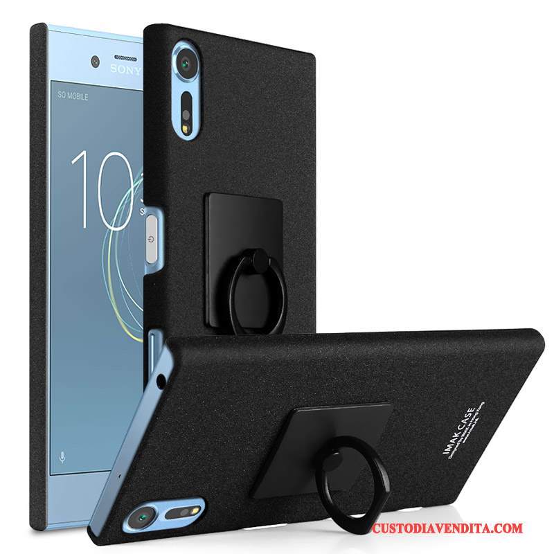 Custodia Sony Xperia Xz Protezione Ringtelefono, Cover Sony Xperia Xz Nero Macchiati