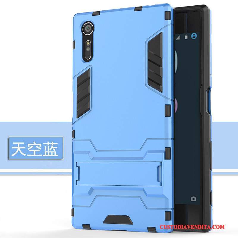 Custodia Sony Xperia Xz Silicone Macchiatitelefono, Cover Sony Xperia Xz Protezione Blu Anti-caduta