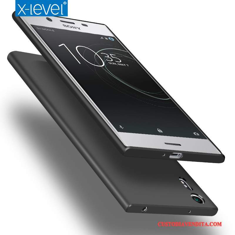 Custodia Sony Xperia Xz Silicone Morbido Nero, Cover Sony Xperia Xz Protezione Telefono Anti-caduta